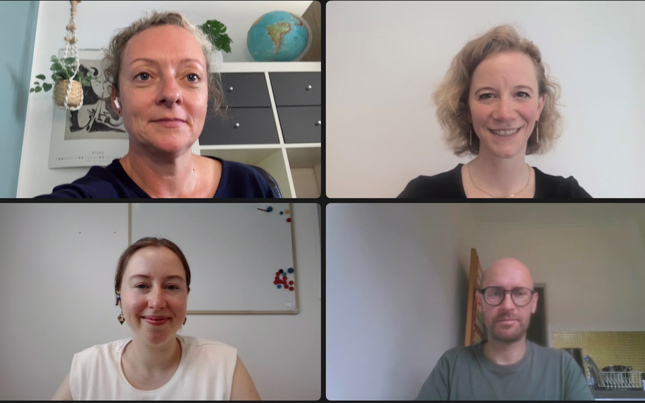 Nadine Heselhaus, Ines Moers, Charlotte Bischoff, Frederick Wunderle